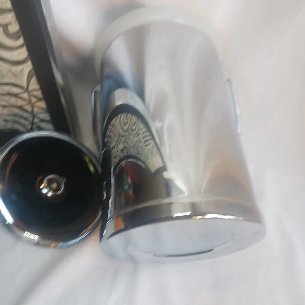 Kromex Chrome Ice Bucket Silver Lid MCM 60s